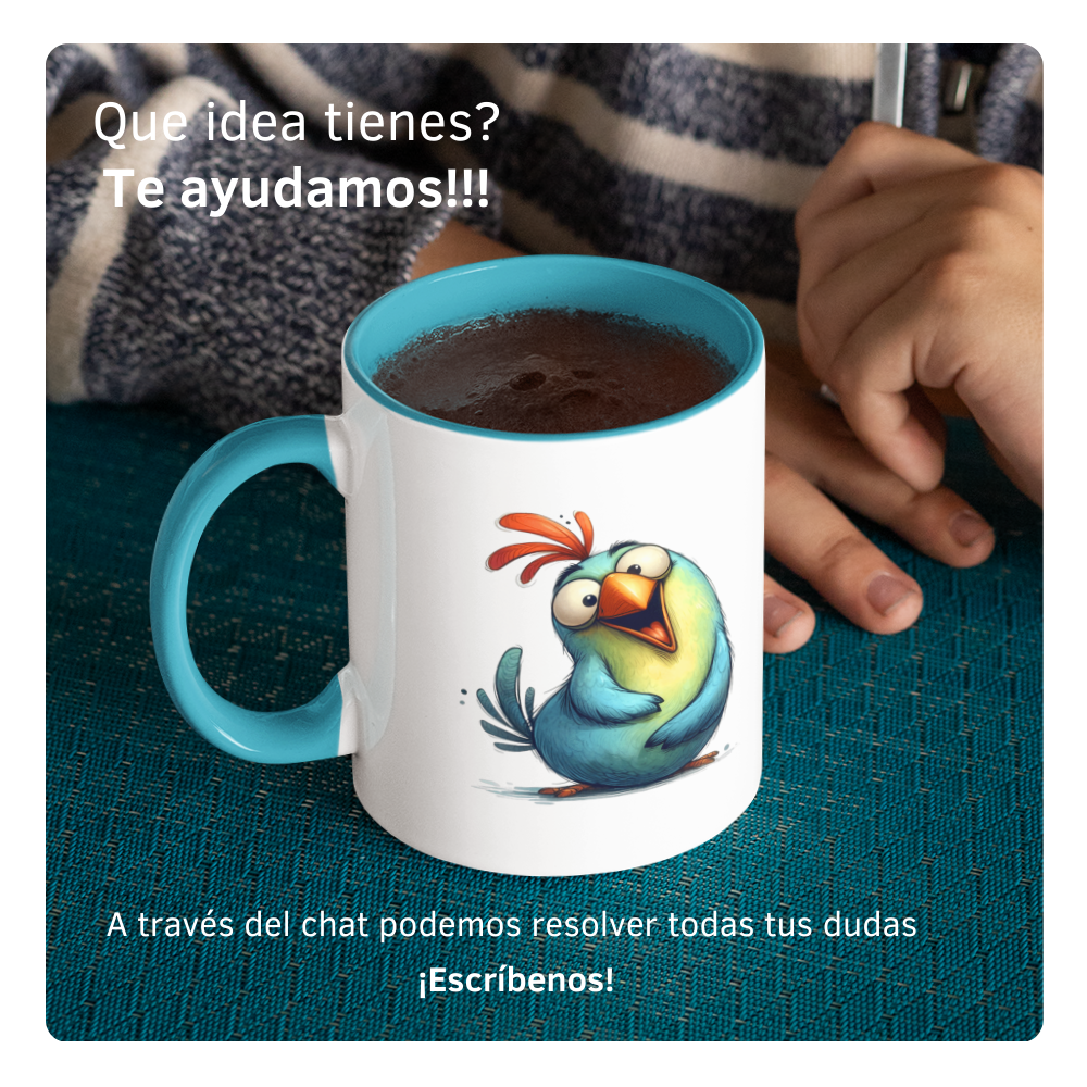 Mug Color Azul Claro