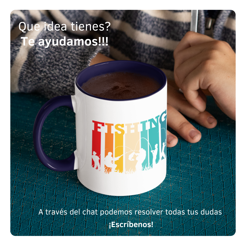 Mug Color Azul Oscuro