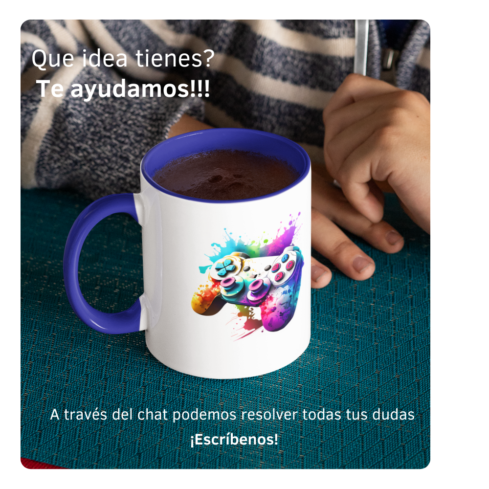 Mug Color Azul Rey | Personalizado