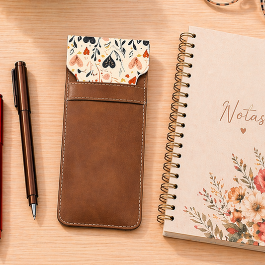 Estuche Lapiceros Café | Personalizado