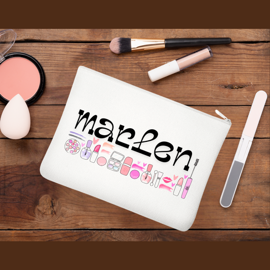 Cartuchera Multiusos - Cremallera Blanca