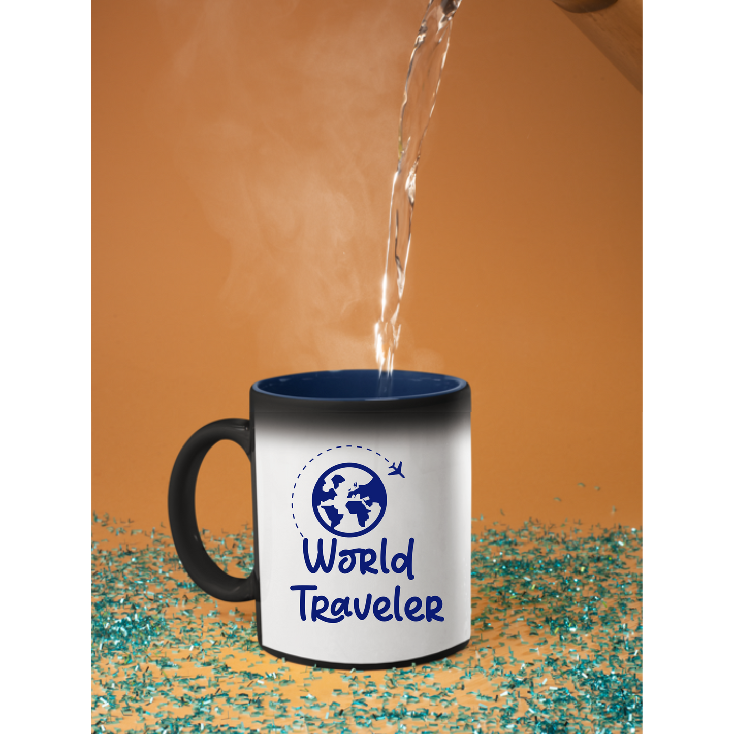Mug Mágico - Interior Azul Oscuro | Personalizado