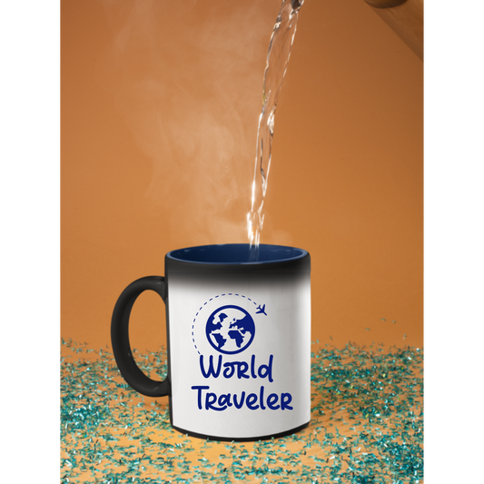 Mug Mágico - Interior Azul Oscuro | Personalizado