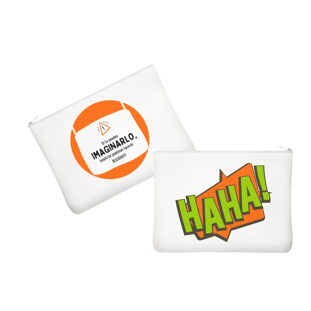 Cartuchera Multiusos para Niños - Cremallera Blanca