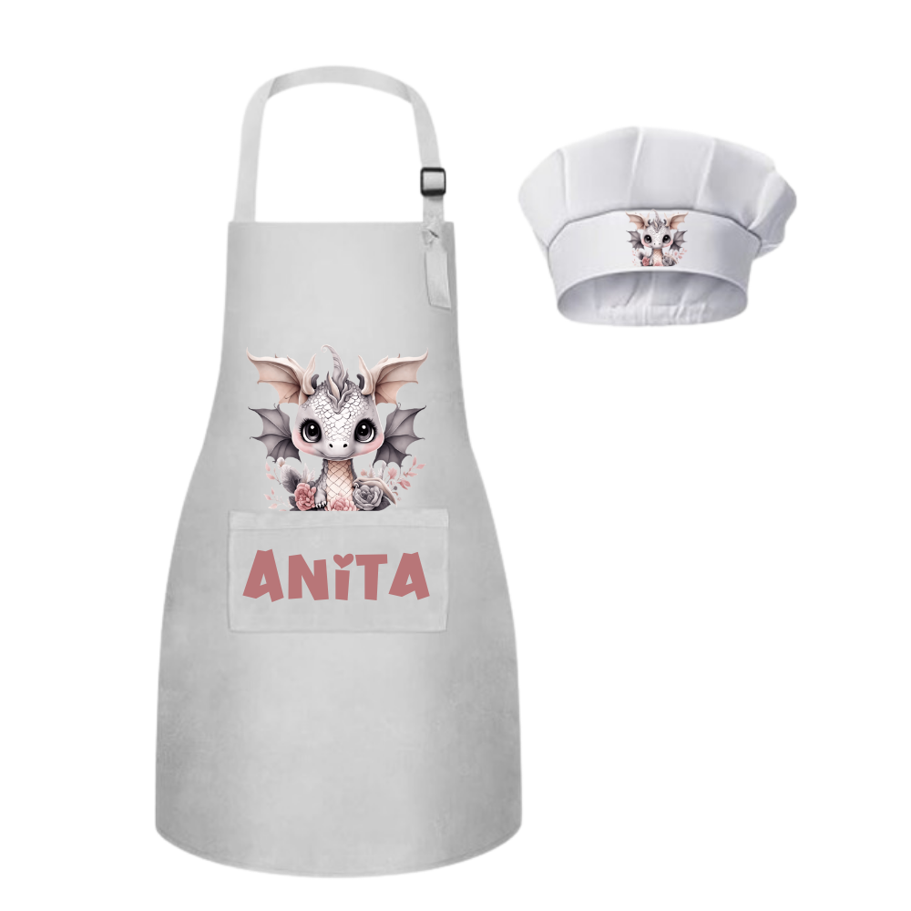 Delantal y Gorrito para Niños