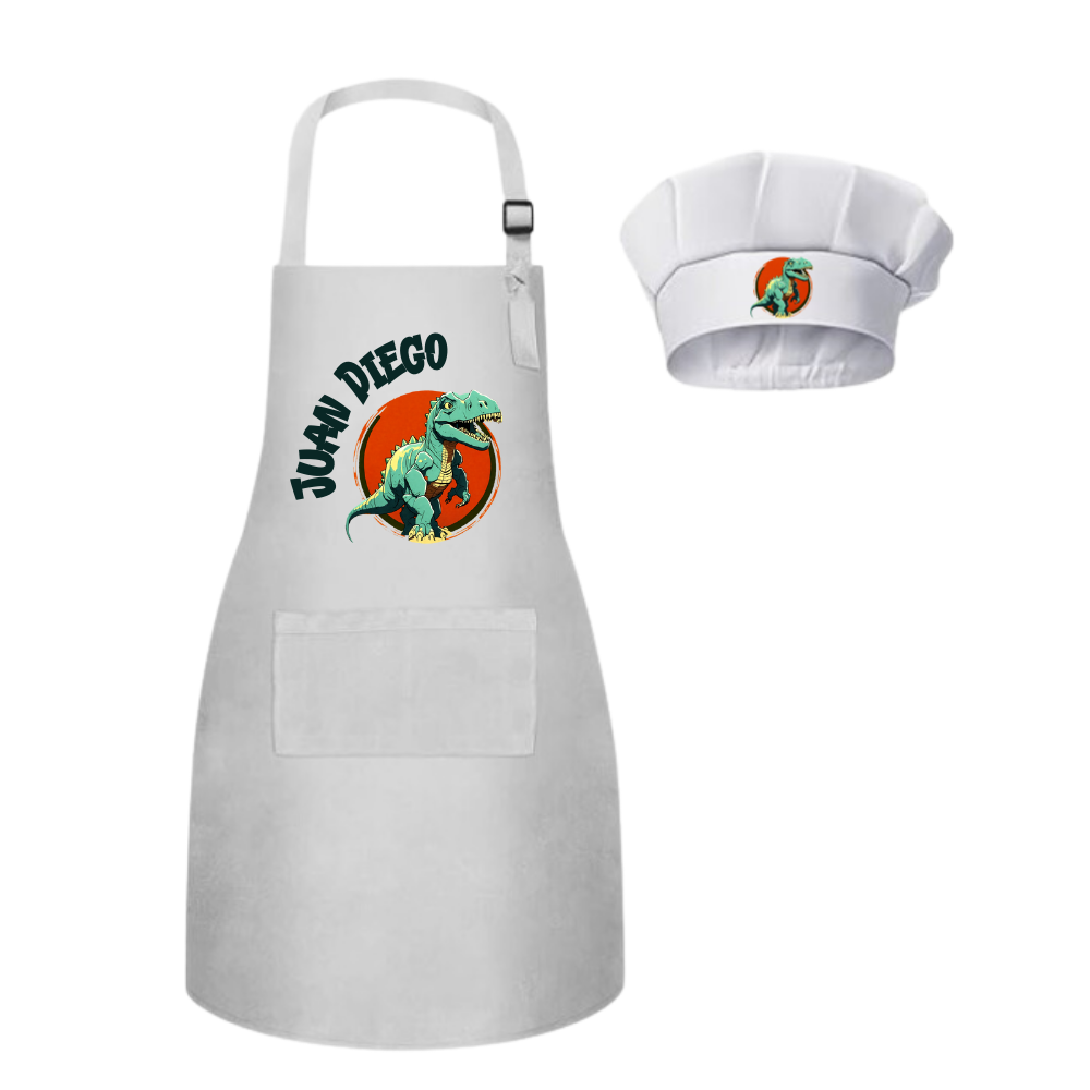 Delantal y Gorrito para Niños