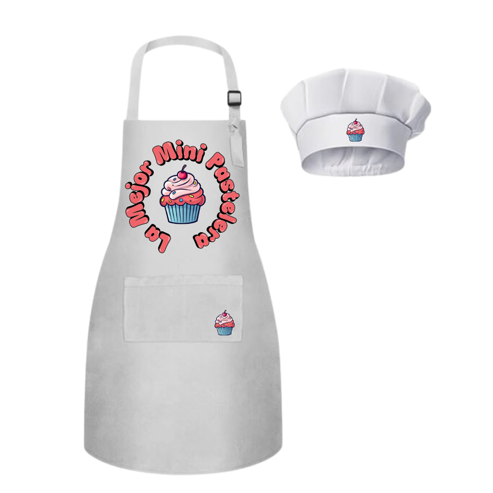 Delantal y Gorrito para Niños