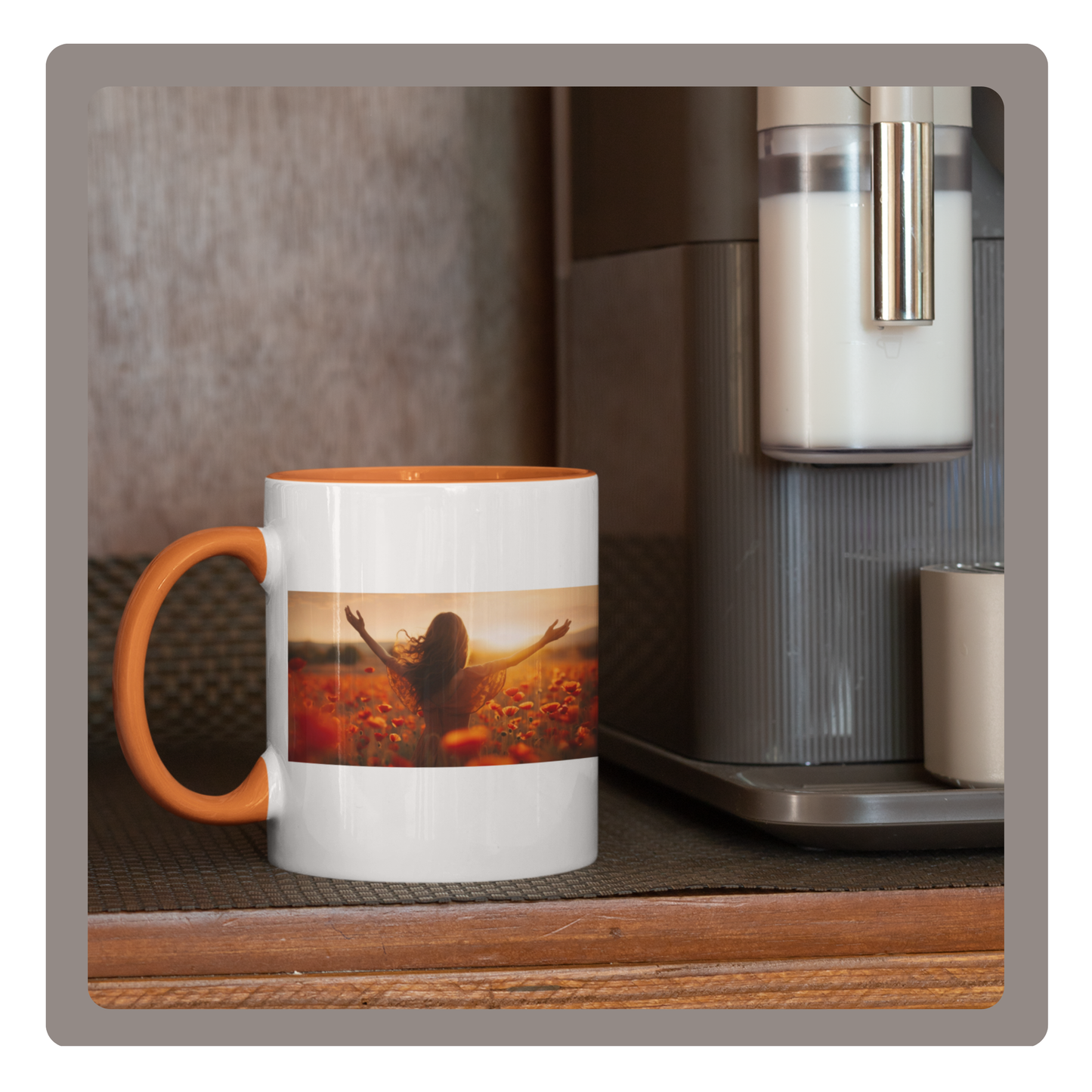 Mug Color Naranja