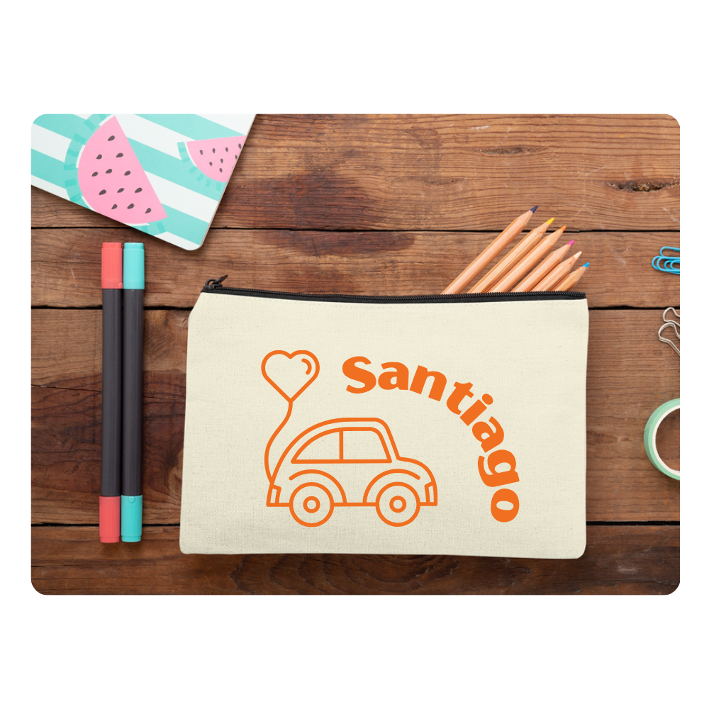 Cartuchera Multiusos para Niños - Cremallera Negra