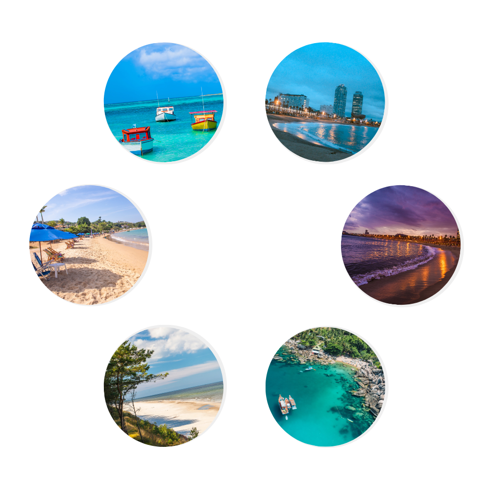 Posavasos Goma ⚫x6