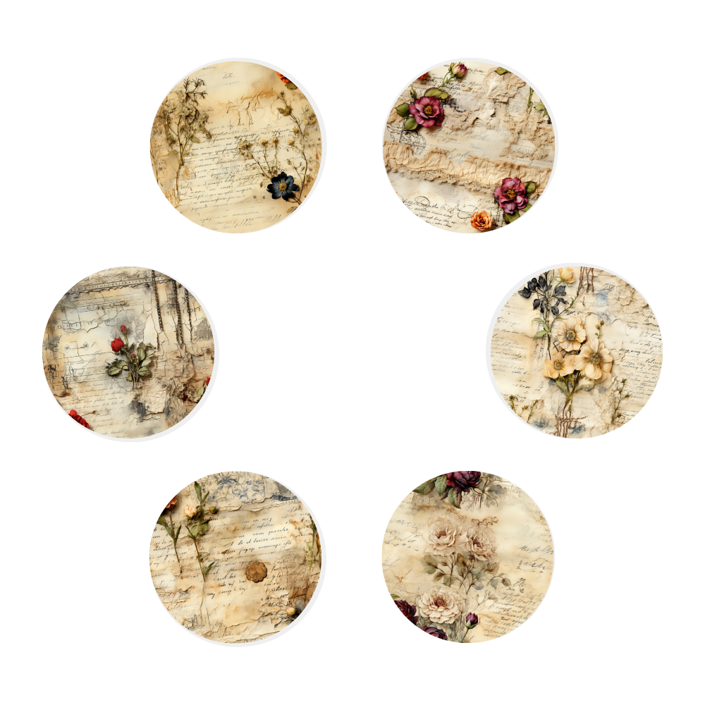 Posavasos Goma ⚫x6