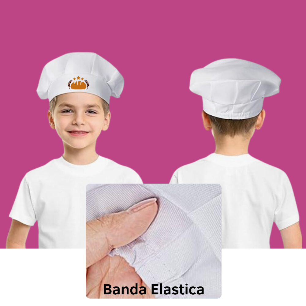 Delantal y Gorrito para Niños