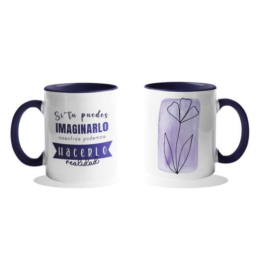 Mug Color Azul Oscuro