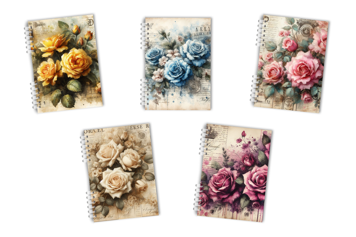 Cuadernos Rosas Vintage