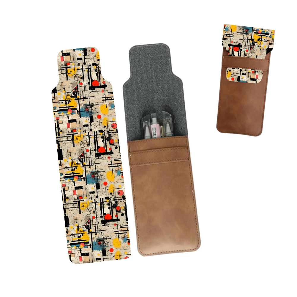 Estuche Lapiceros Café