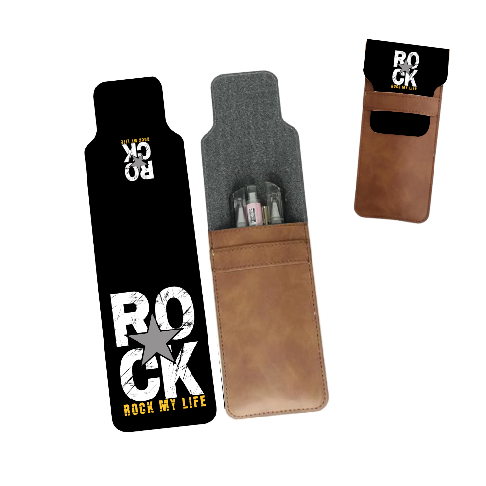 Estuche Lapiceros Café