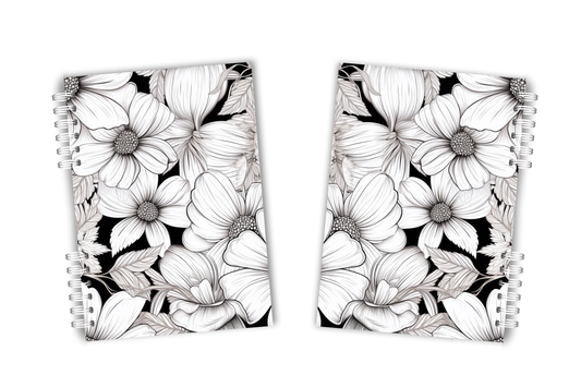 Cuadernos Black Floral