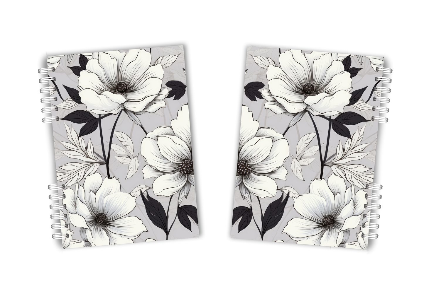 Cuadernos Black Floral