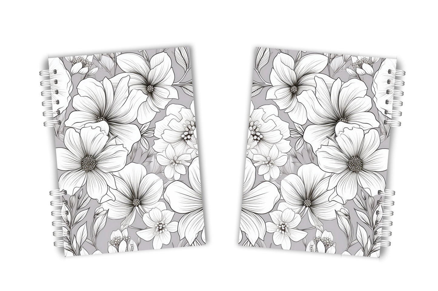 Cuadernos Black Floral