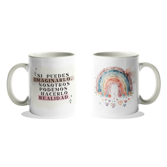 Mug Color Gris | Personalizado
