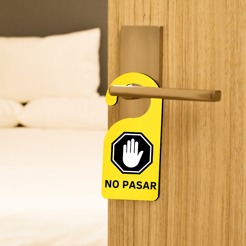 Letrero Puerta