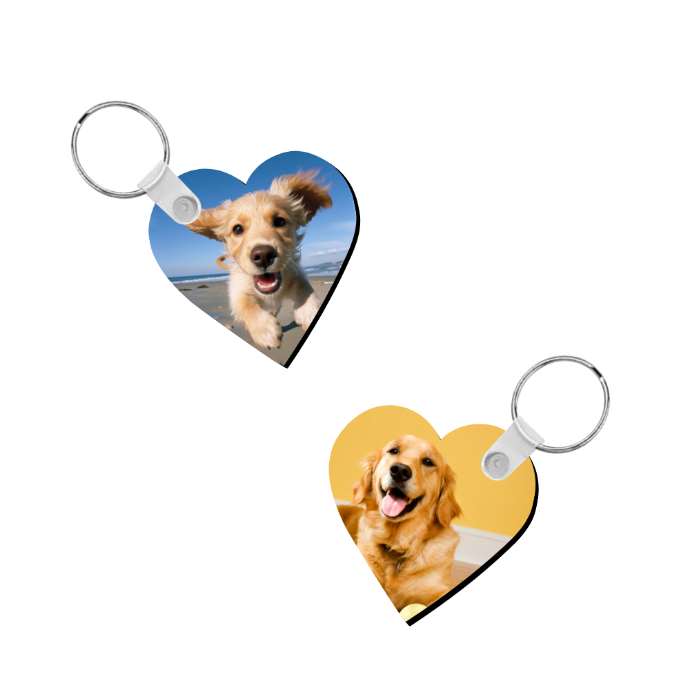 Llavero Wood Corazón