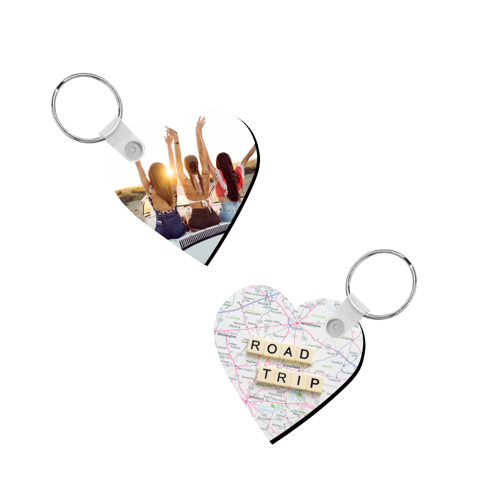 Llavero Wood Corazón