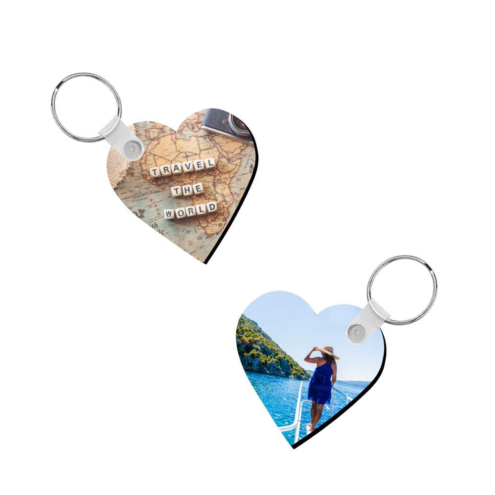 Llavero Wood Corazón