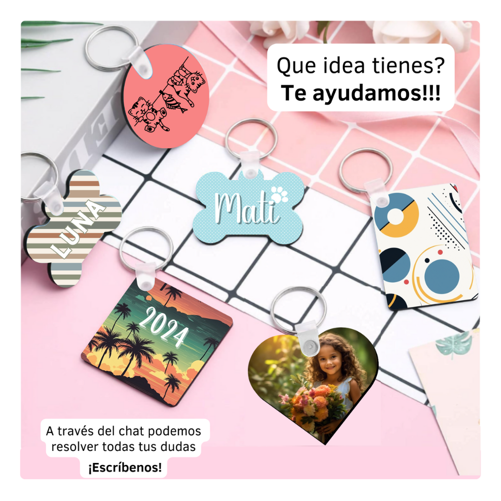 Llavero Wood Corazón