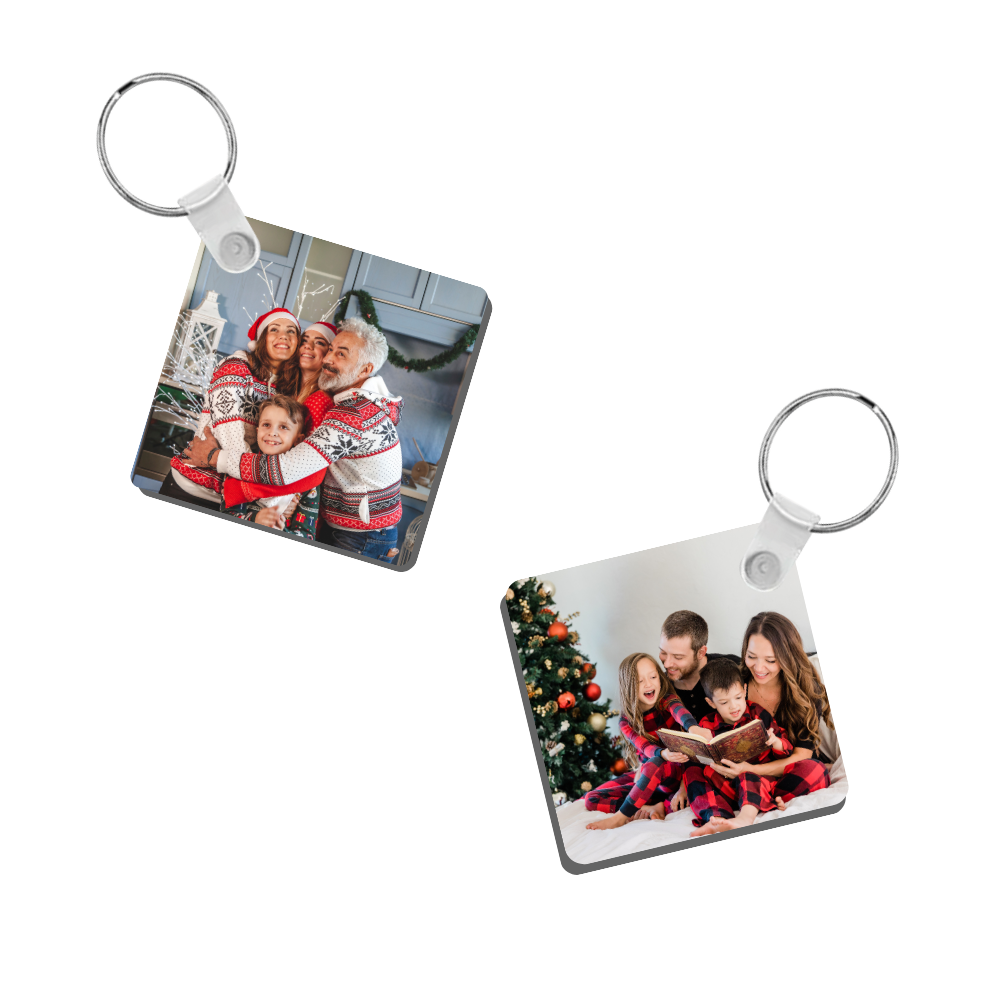 Llavero Wood Cuadrado