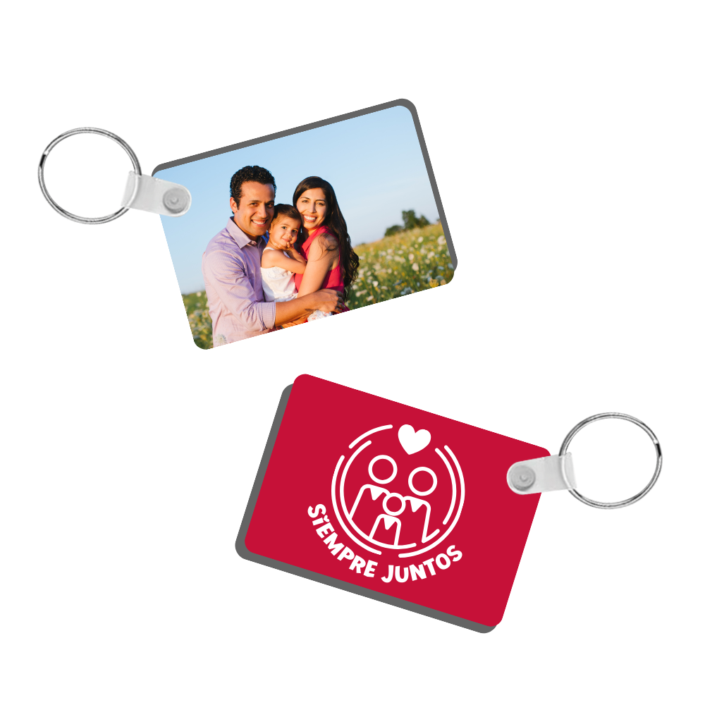 Llavero Wood Rectangular