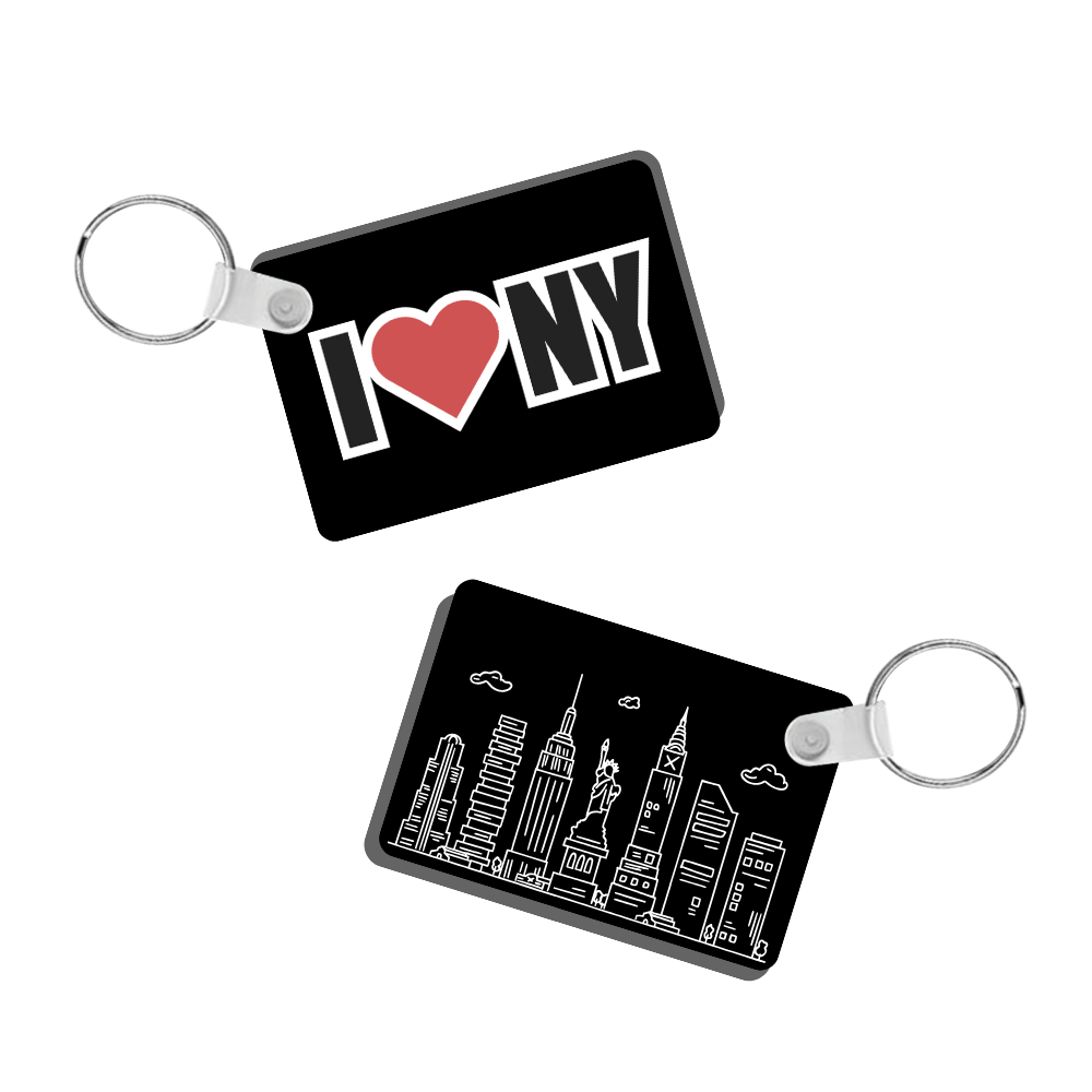 Llavero Wood Rectangular