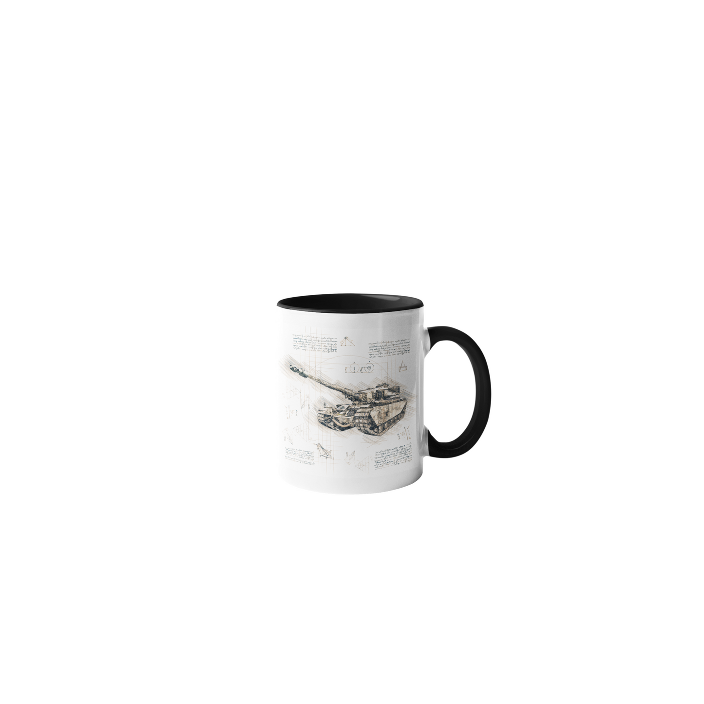 Mini Mug Color Negro 6oz