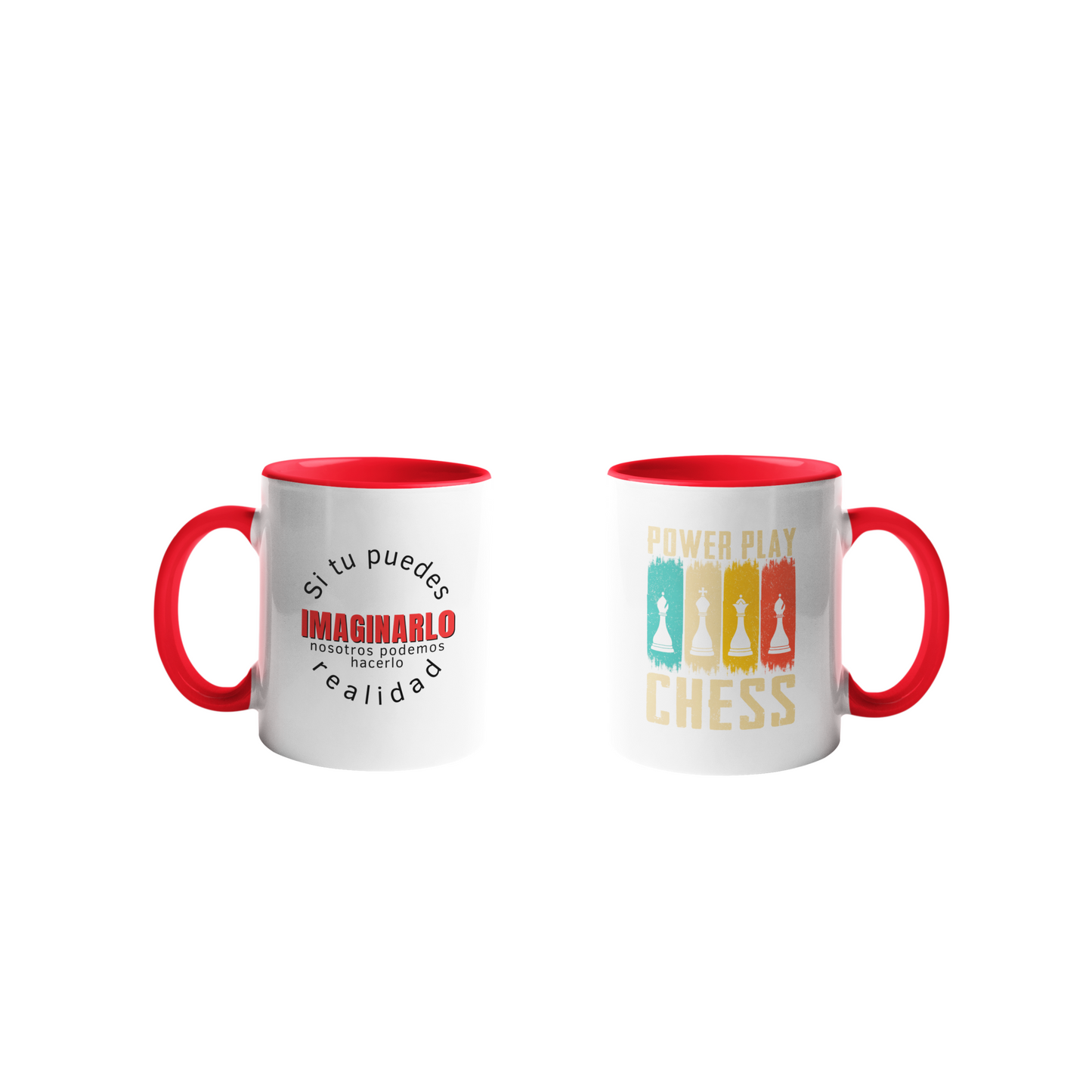 Mini Mug Color Rojo 6oz
