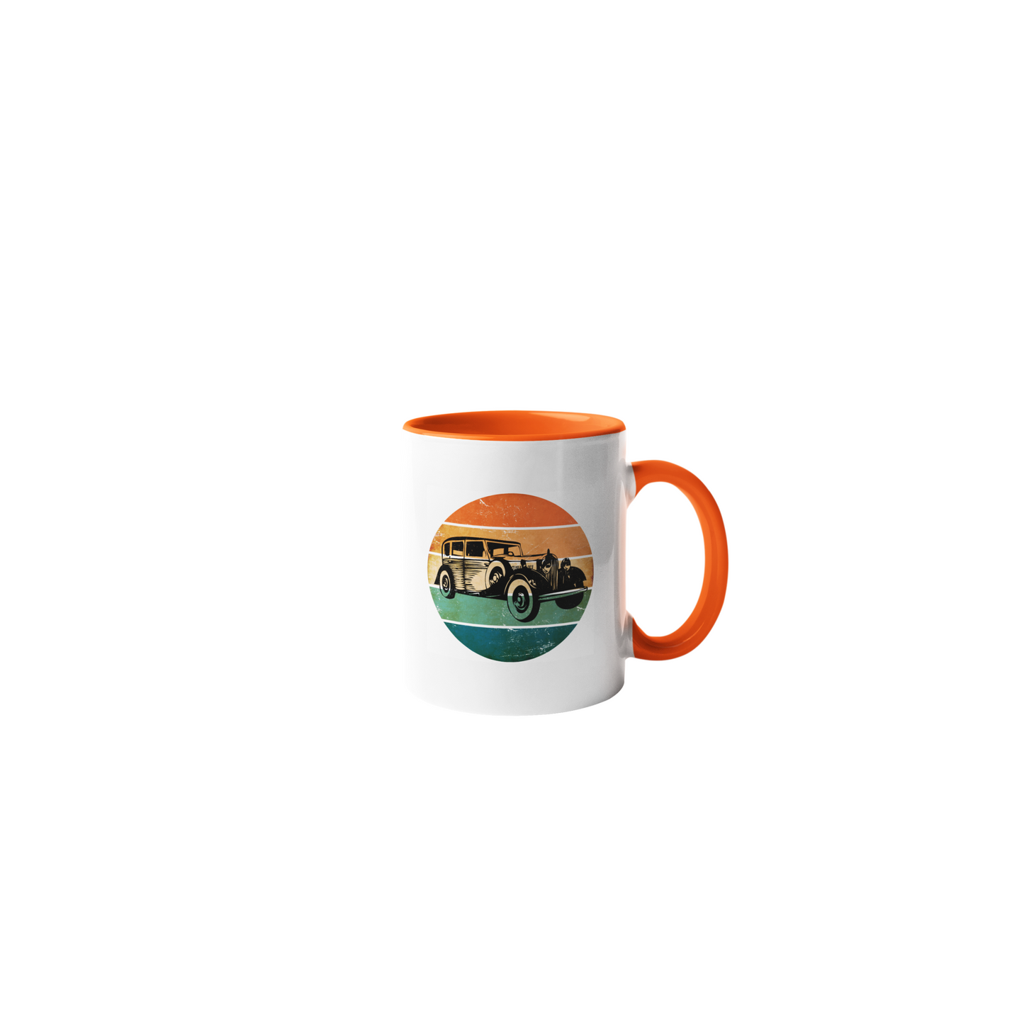 Mini Mug Color Naranja 6oz