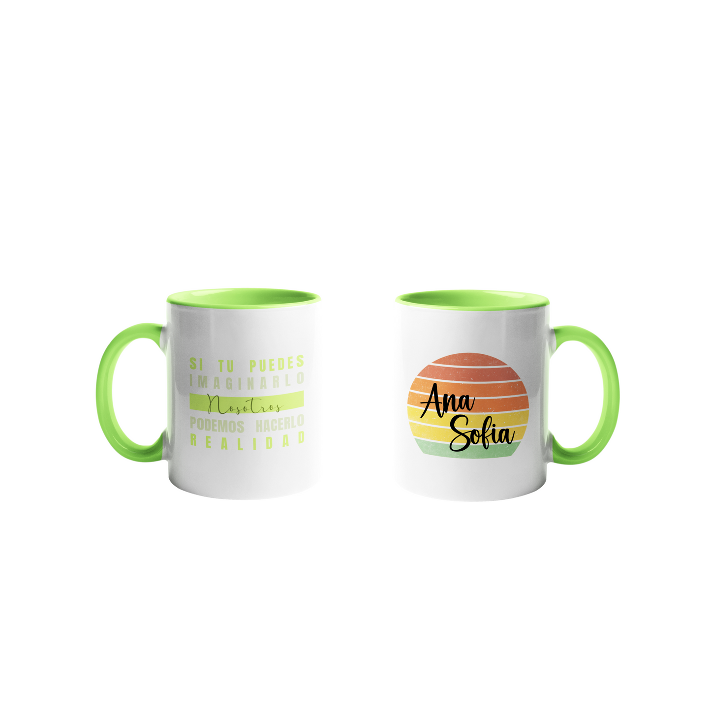 Mini Mug Color Verde 6oz