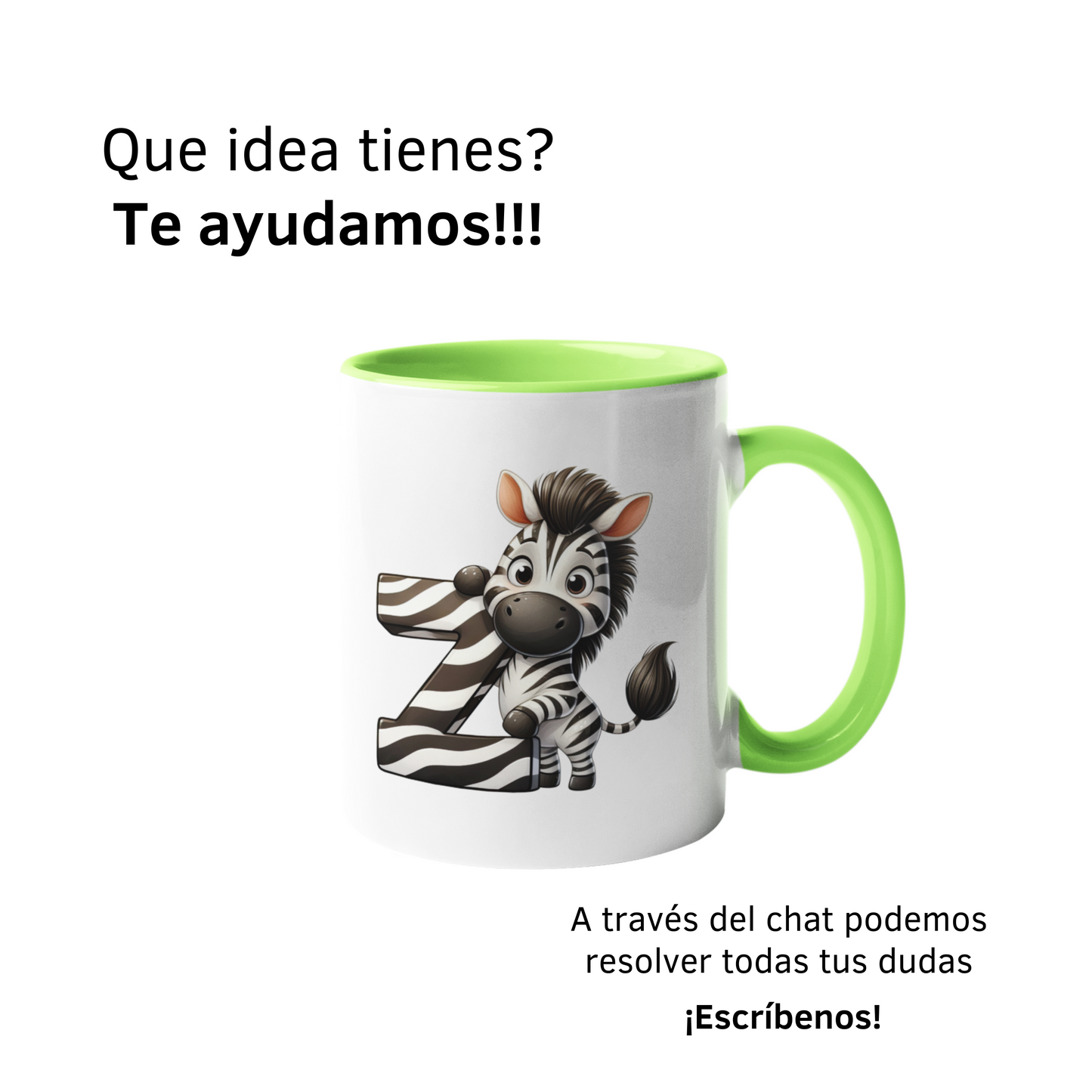 Mini Mug Color Verde 6oz