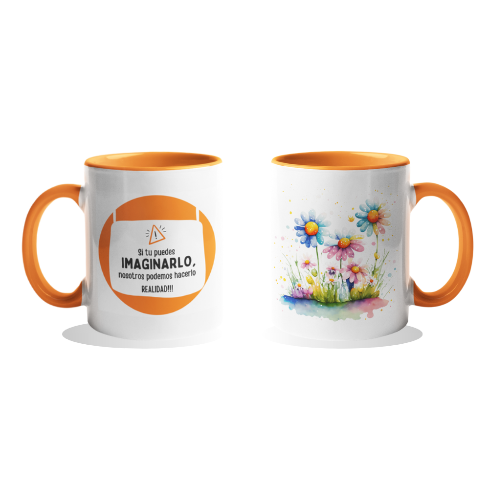 Mug Color Naranja